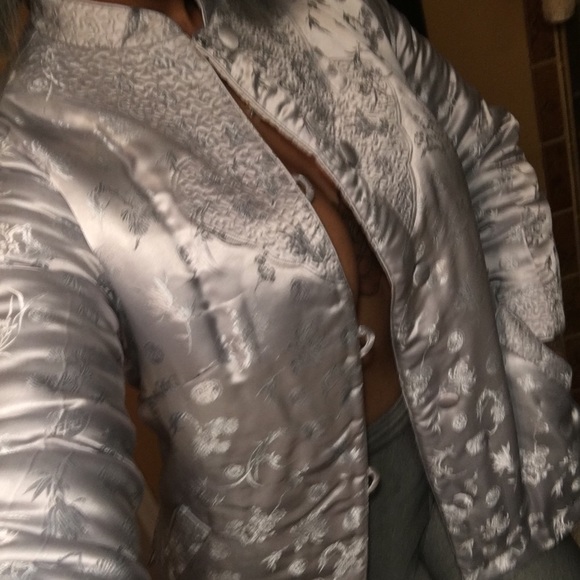 Oriental silk Blazer - Picture 2 of 6